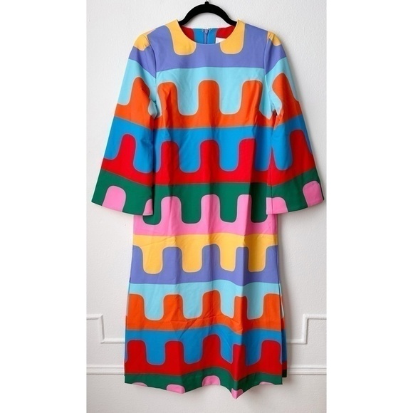 Marlow Dress - Pacific Ikat